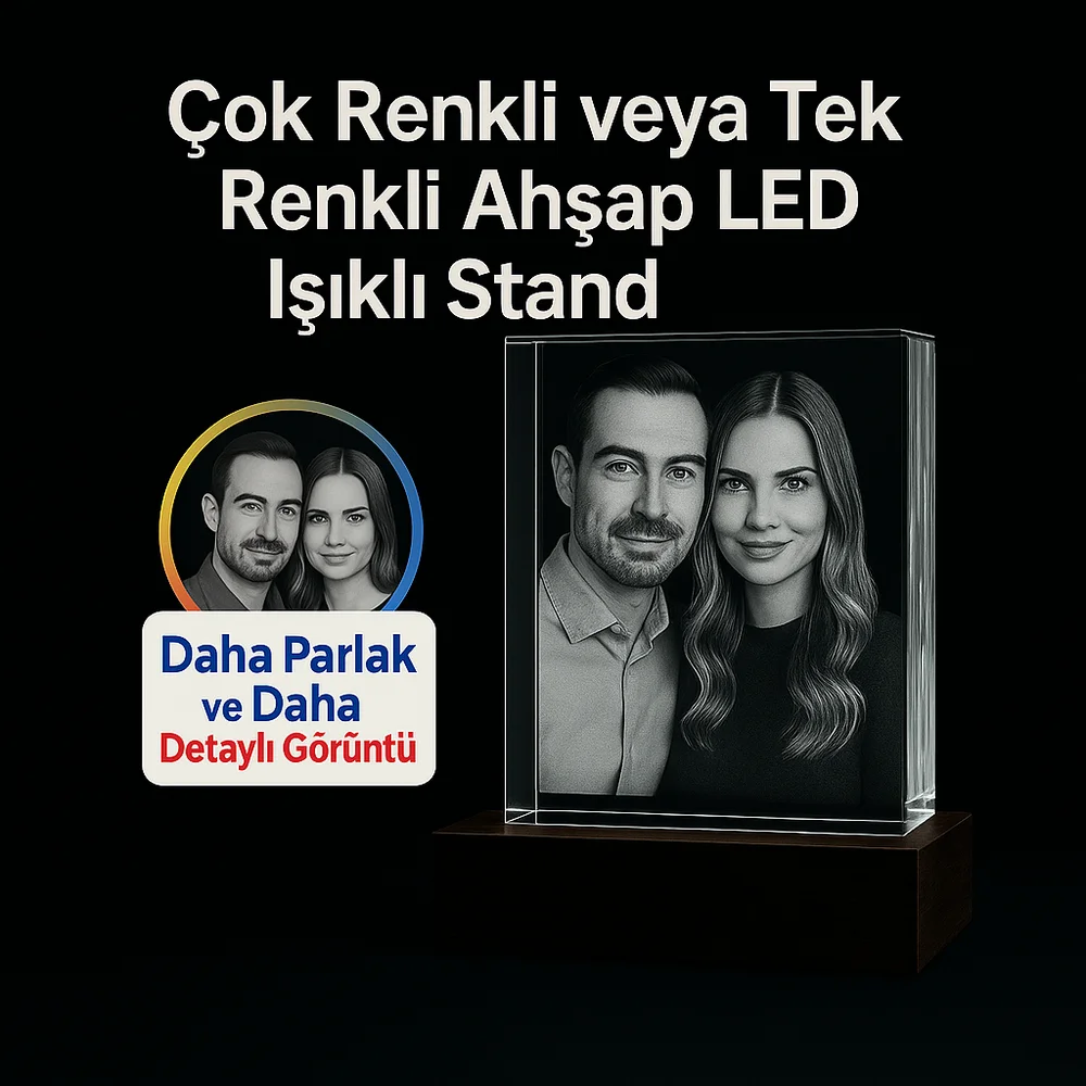 3D Kristal Dikdörtgen