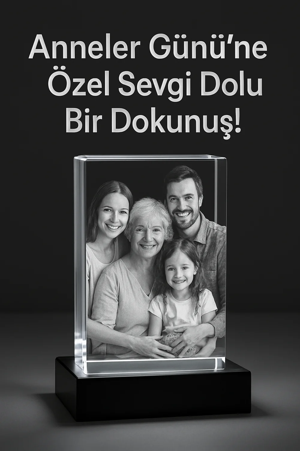 3D Kristal Dikdörtgen
