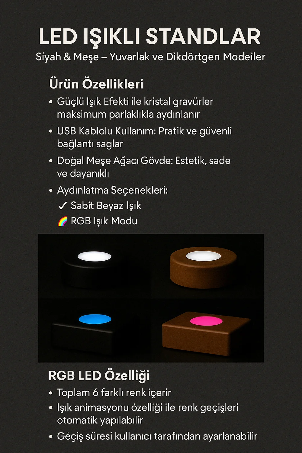 3D Kristal Dikdörtgen