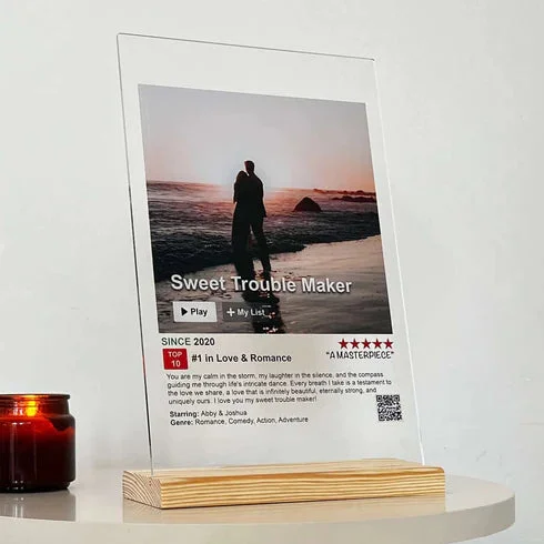 Film Afişi Akrilik Plaket