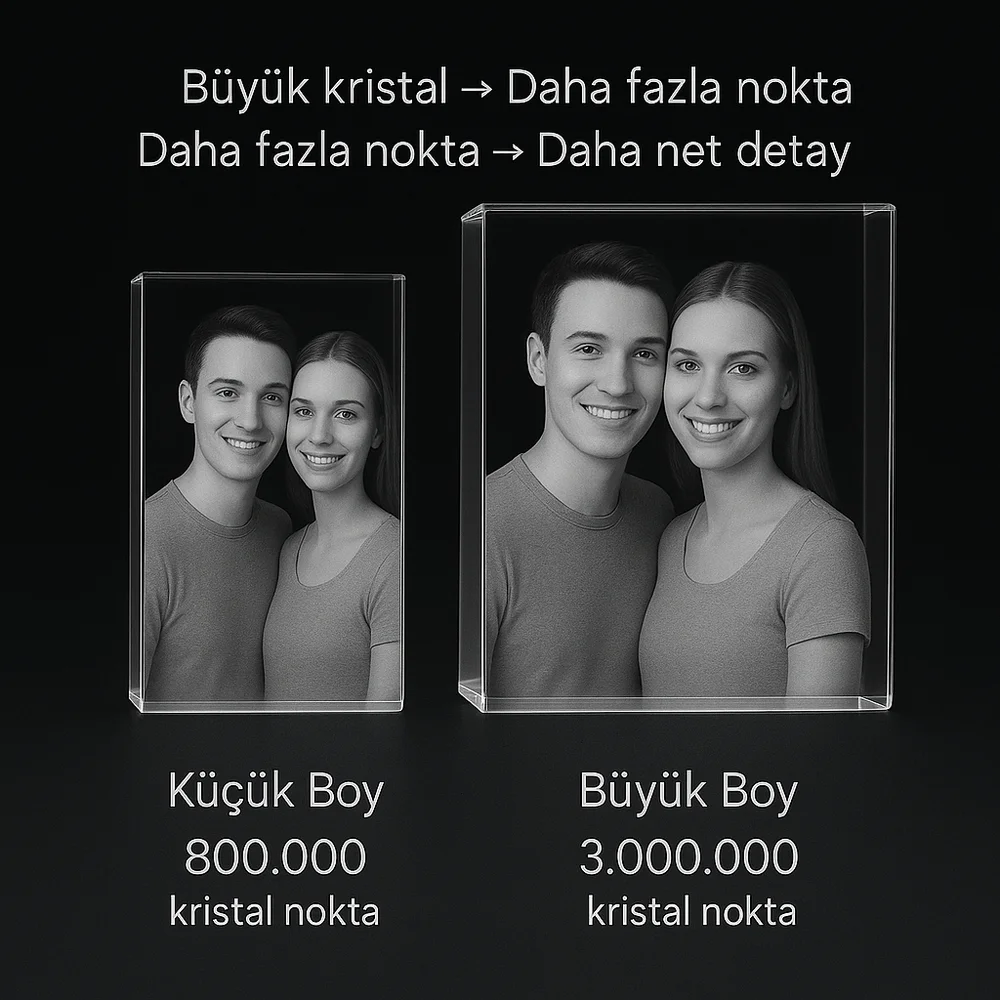 3D Kristal Dikdörtgen