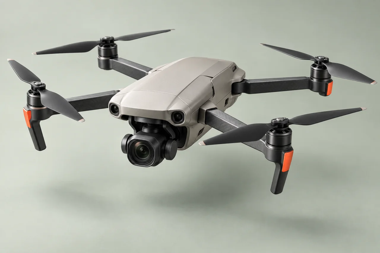 The camera, gimbal and folding architecture of AERUNE One